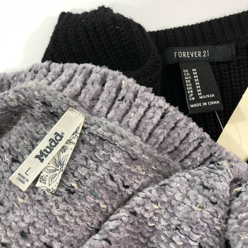 Forever 21 Black and Mudd Gray Sweaters - Picture 3 of 7